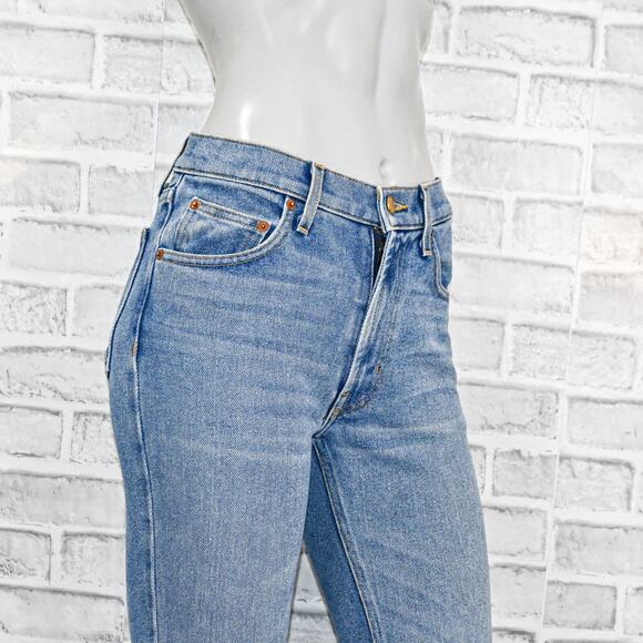 B SIDES Women's Straight Leg Denim Jeans 5-Pocket size 25 - Picture 10 of 12